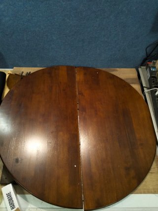 Mesa comedor Costway KC55732WN 100 cm madera