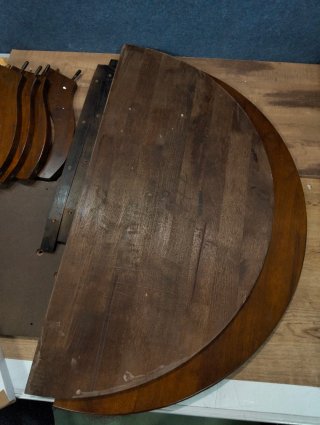 Mesa comedor Costway KC55732WN 100 cm madera