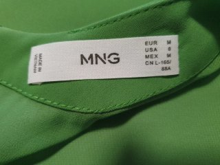 Vestido verde Mango Talla M