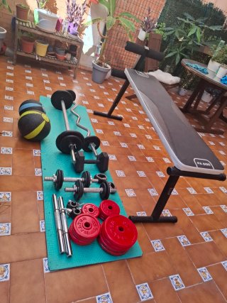 Lote completo gimnasio en casa