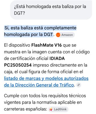 Baliza V16 FlashMate DGT Conectada