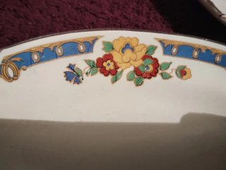 Vajilla vintage porcelana floral