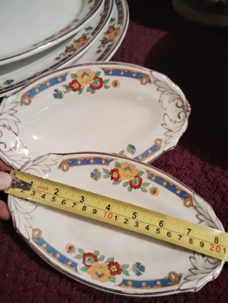 Vajilla vintage porcelana floral