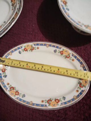 Vajilla vintage porcelana floral