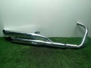 Tubo de escape moto Keeway Superlight cromado dobl