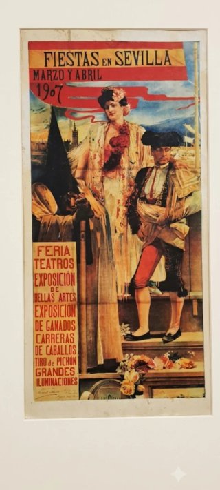 Cartel Fiestas Sevilla Marzo-Abril 1907