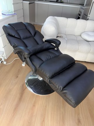 Silla para barbería reclinable