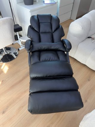 Silla para barbería reclinable
