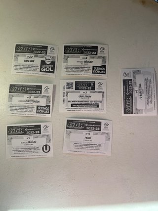 Cartas La Liga 22-23 panini pegatinas