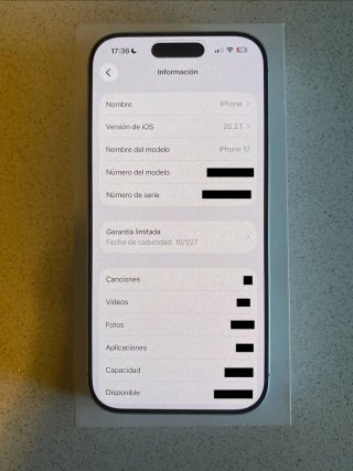 iPhone 17 Blanco