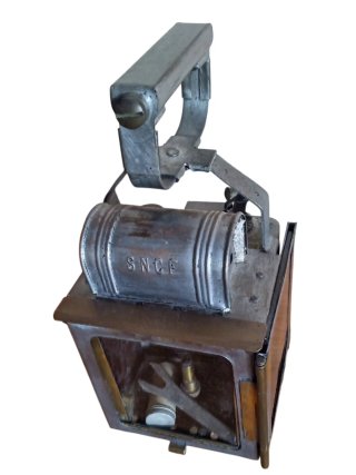 Farol ferroviario francés antiguo