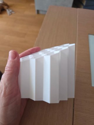 Soporte boligrafos panal blanco