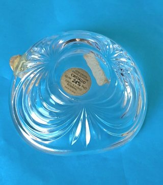 Cenicero RCR Cristal Italiano Plata 1ª Ley