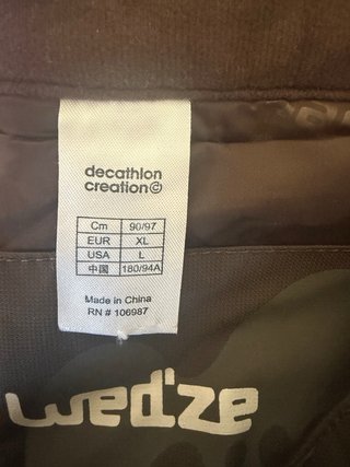 Pantaloncini da sci Wedze uomo marrone