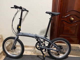 Bicicleta Plegable EVERCROSS Gris