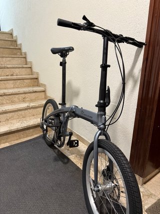 Bicicleta Plegable EVERCROSS Gris