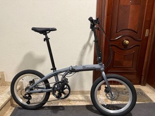 Bicicleta Plegable EVERCROSS Gris