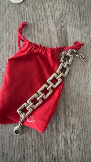 Pulsera UNO de 50 eslabones cuadrados