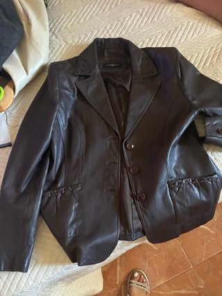 Chaqueta Cuero Javier Simorra Marrón