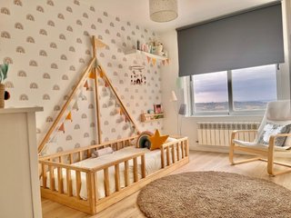 Cama infantil de madera estilo barco