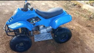 Quad infantil azul todoterreno