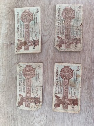 Lote Billetes Antiguos España Pesetas