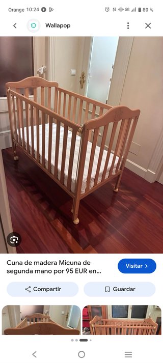 Cuna de madera Micuna