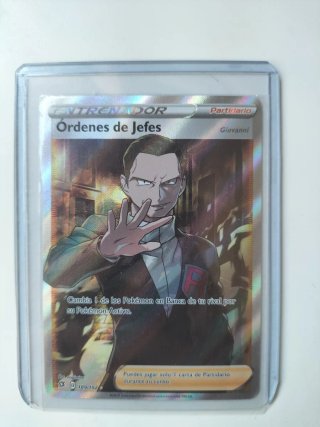 Carta Pokémon Entrenador Órdenes de Jefes