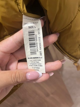 Chaleco acolchado amarillo