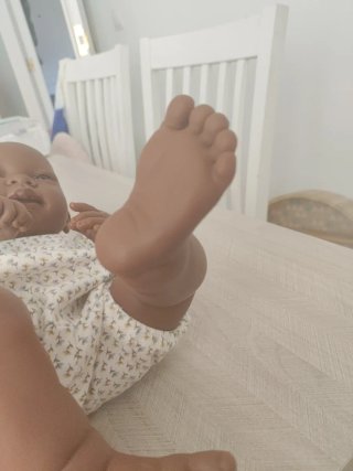 Muñeca Reborn Bebé Piel Oscura