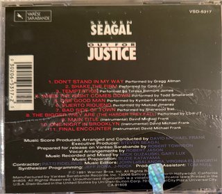 CD Banda Sonora Original “Out for Justice”