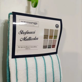 2 Set da 4 Strofinacci Microfibra Sommaruga