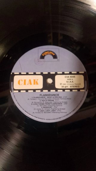Flashdance Vinile Colonna Sonora Film