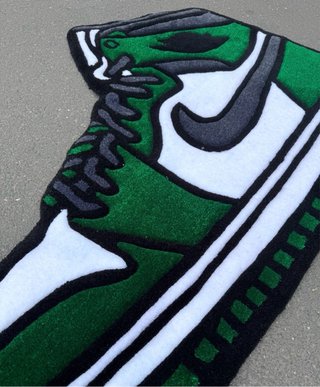 Alfombra Nike Air Jordan 1 Verde