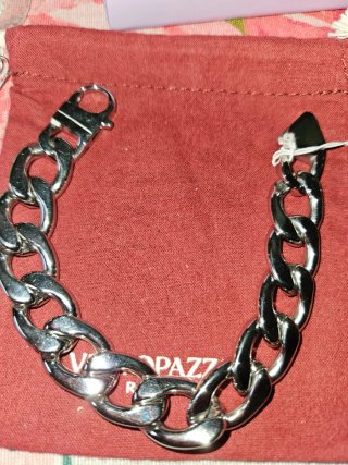Bracciale uomo Vestopazzo acciaio silver