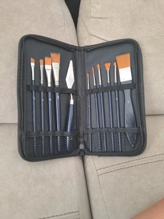 Kit de Pinceles y Espátula para Pintura