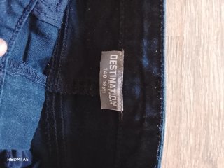 Pantalón campana niña negro 10 años