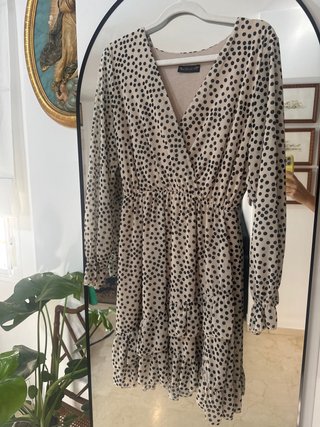 Vestido lunares Boohoo