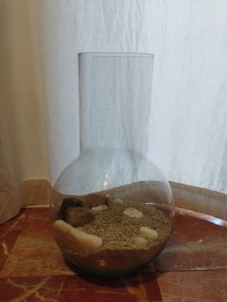 Jarrón de cristal 40cm