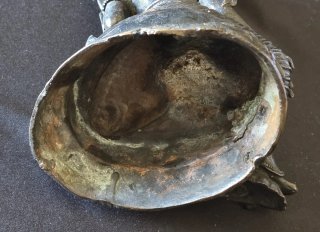 Figura Diosa Asiática Bronce