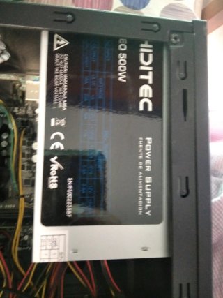 Torre PC Hiditec Negra para Piezas