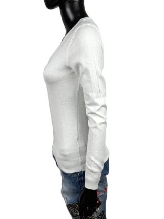 Ralph Lauren Maglione Donna Taglia S Bianco Cotone