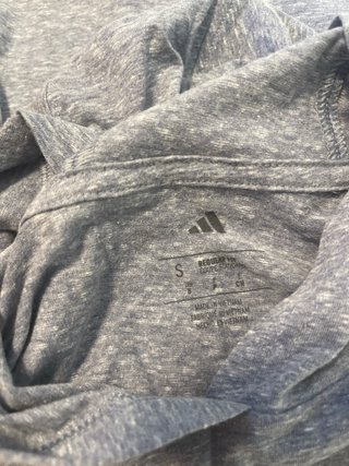 Sudadera fina Adidas azul/gris