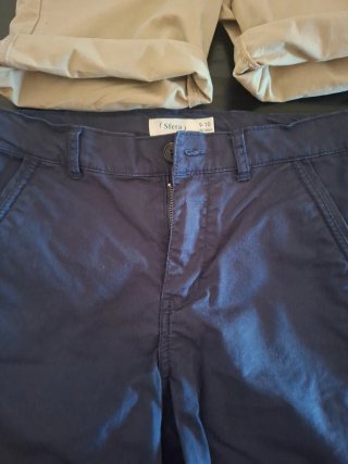 Lote 2 shorts niño T.9-10 (chino)