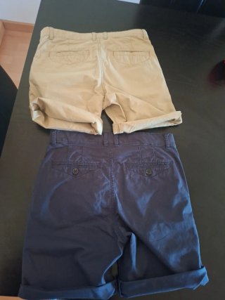 Lote 2 shorts niño T.9-10 (chino)