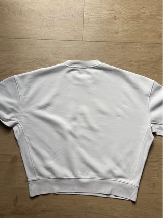 Sudadera Zara Oversize Beige Talla L