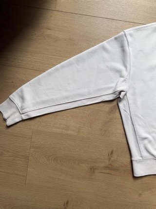 Sudadera Zara Oversize Beige Talla L