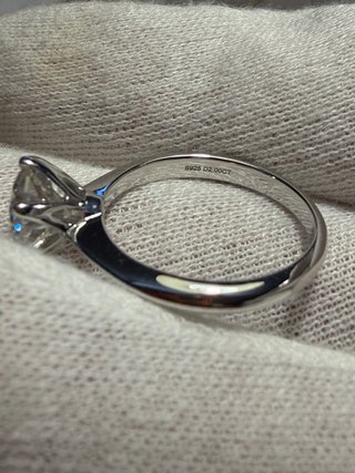 Anello Solitario Diamante Moissanite 2 ct