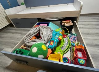 Cama Nido Infantil 90x190 con Cajones Grandes