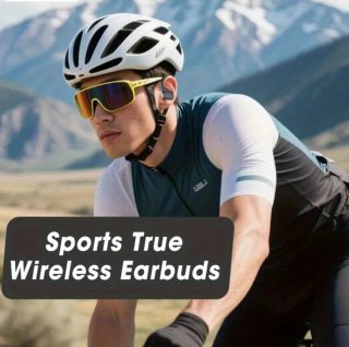 Auriculares Inalámbricos Deportivos Negros